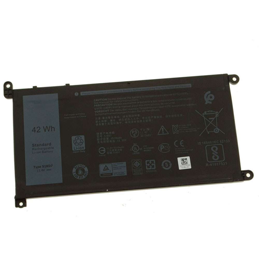 11.4V 42Wh Dell Chromebook 11 3180 3189 Laptop Series Replacement Battery