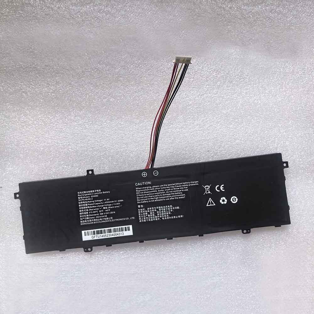 11.4V 4500mAh 524660 Laptop Battery for Hasee X4-2020S1 X4-2020S2 X4-2020S3