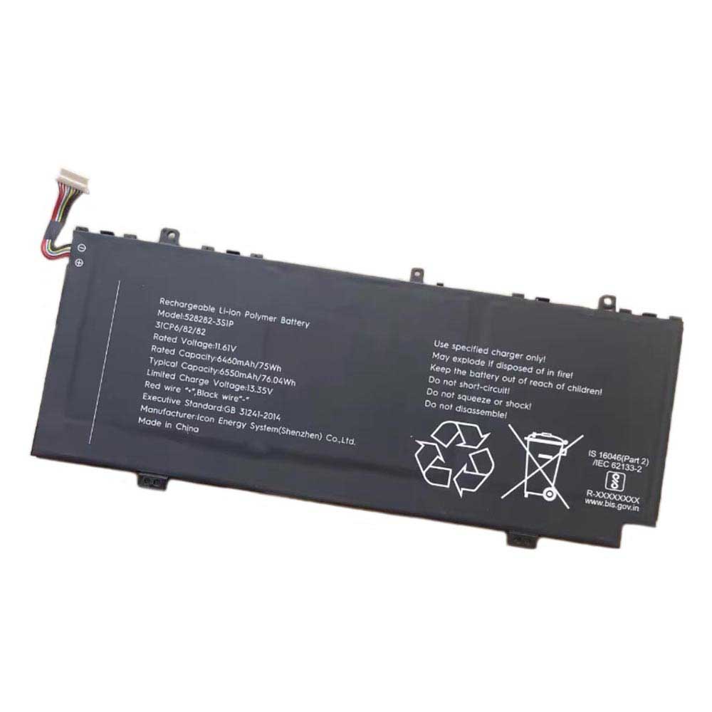 11.61V 6550mAh 528282-3S1P Laptop Battery for Tecno Infinix INBOOK 528282-3S1P