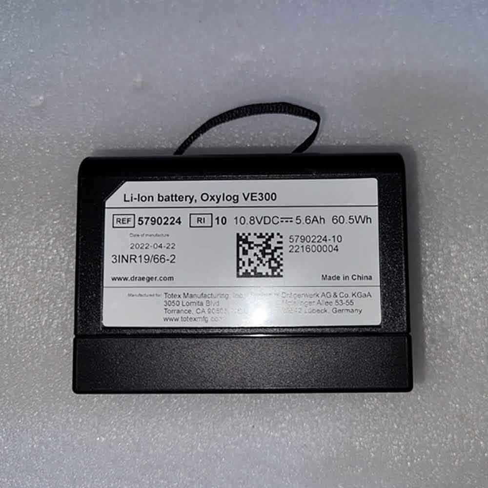 10.8V 5.6Ah Drager Oxylog VE300 Replacement Battery