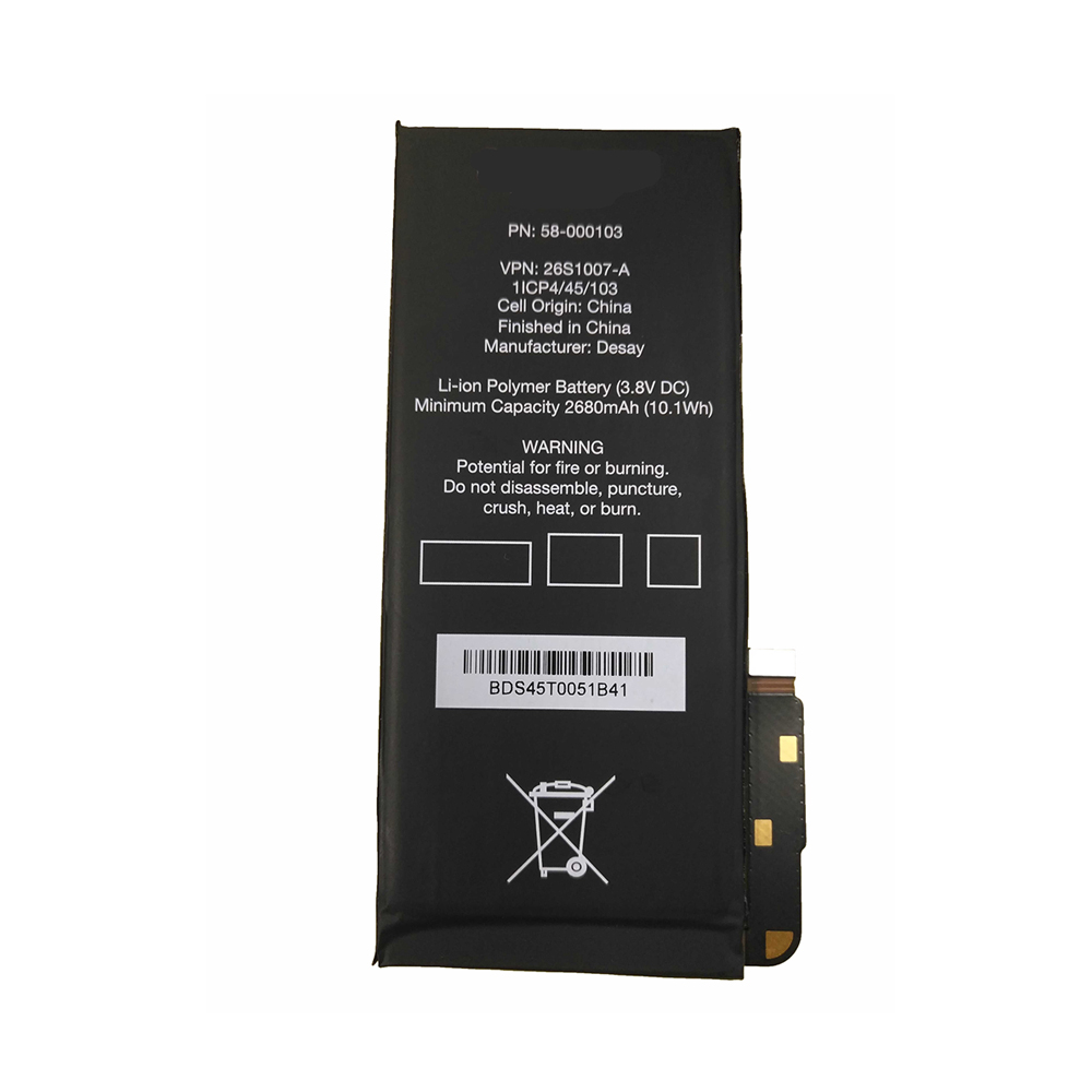 3.8V 2680mAh/10.1WH 58-000103 Smartphone Battery for Amazon phone