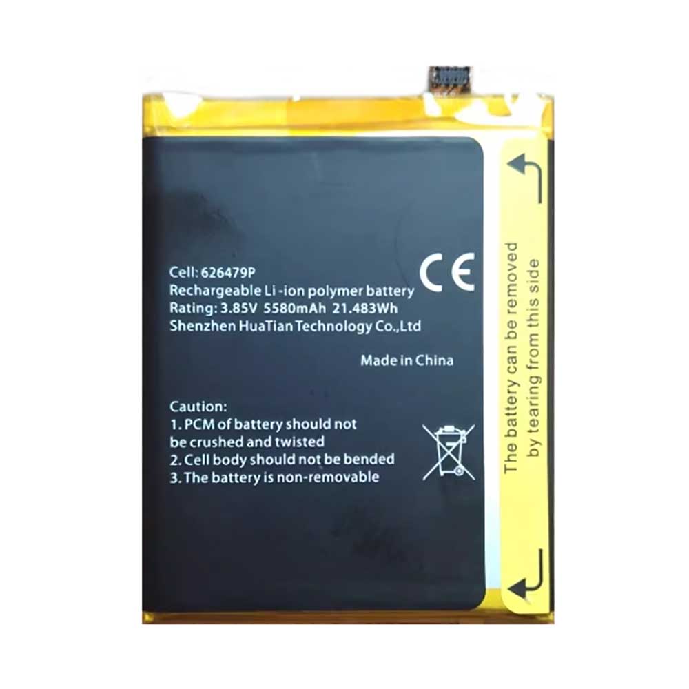 3.85V 5580mAh 626479P Smartphone Battery for Blackview BV9600 Pro