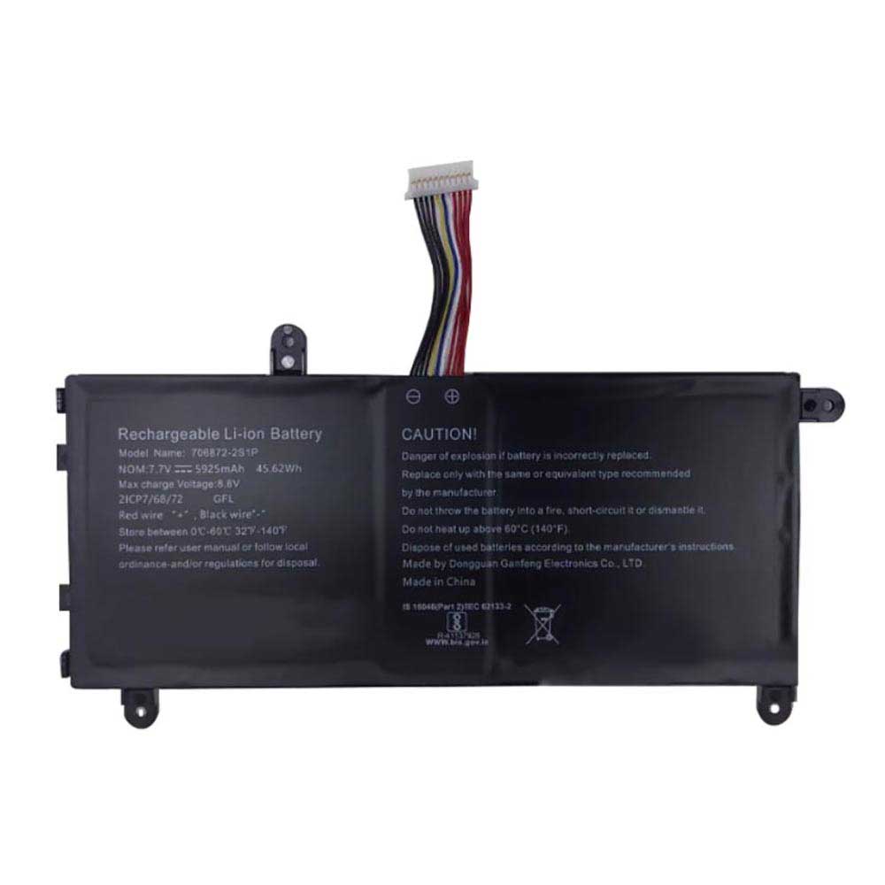 7.7V 5925mAh 706872-2S1P Laptop Battery for Rtdpart XN16 706872-2S1P
