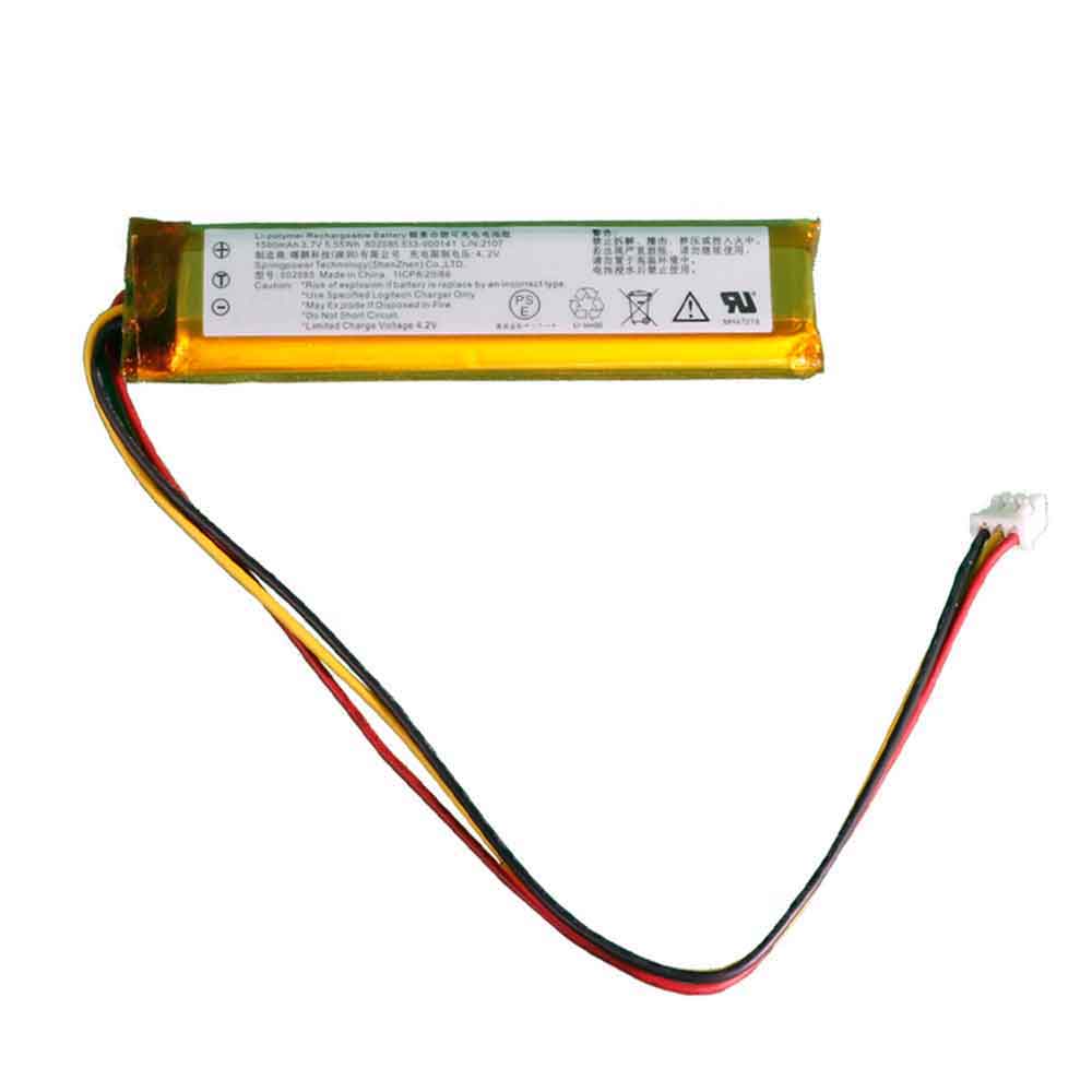 3.7V 1500mAh 802085 Keyboard Battery for Logitech K800 MX KEYS YR0073