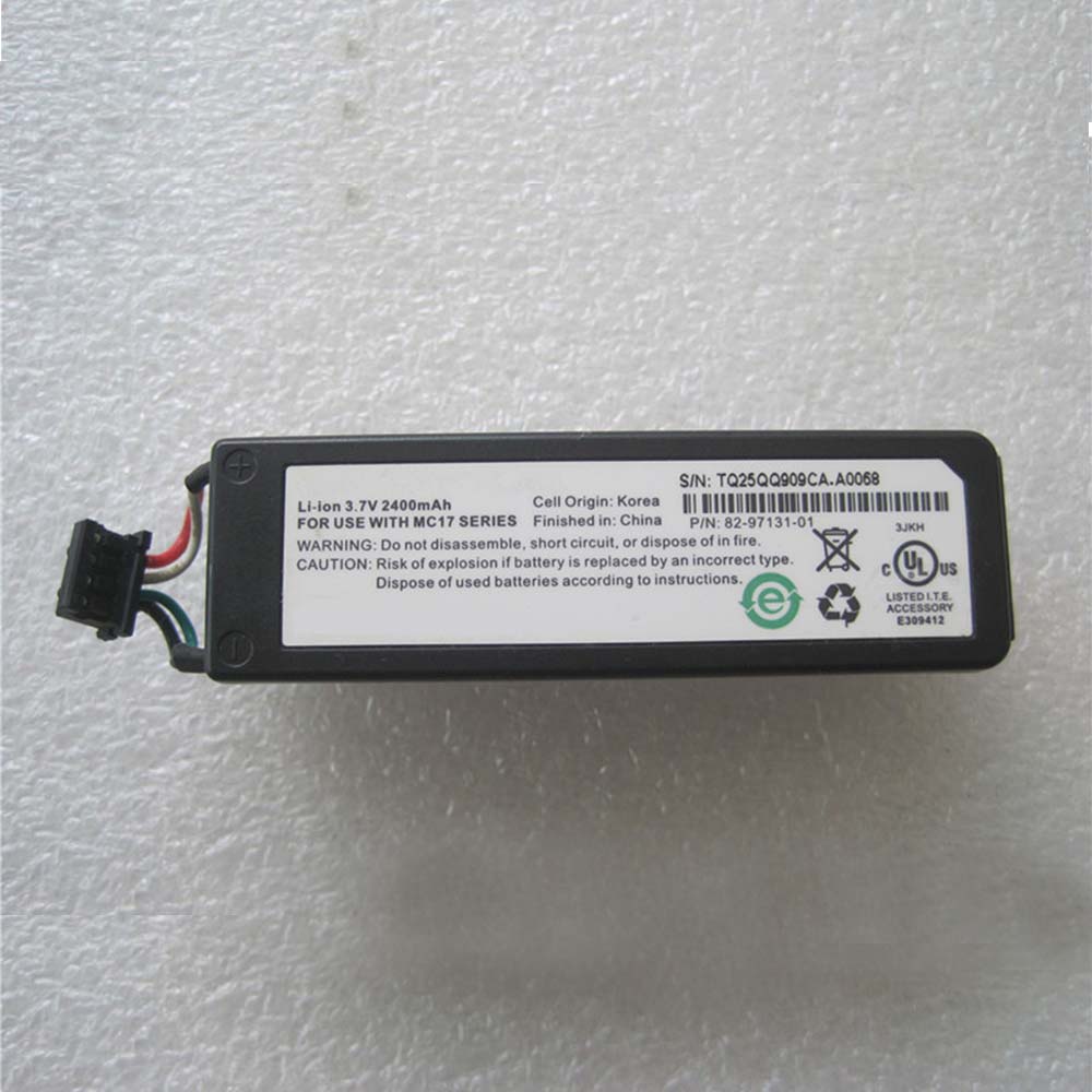 3.7V 2400mAh 82-97131-01 Barcode Scanners Battery for Motorola MC17