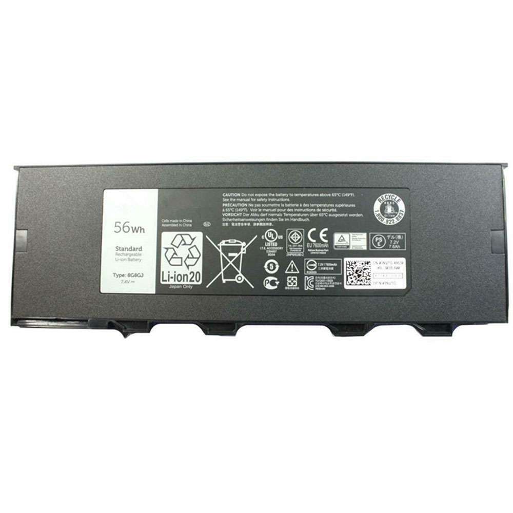 7.4V 56W 8G8GJ Laptop Battery for Dell Latitude 12 Rugged Extreme 7214 7204