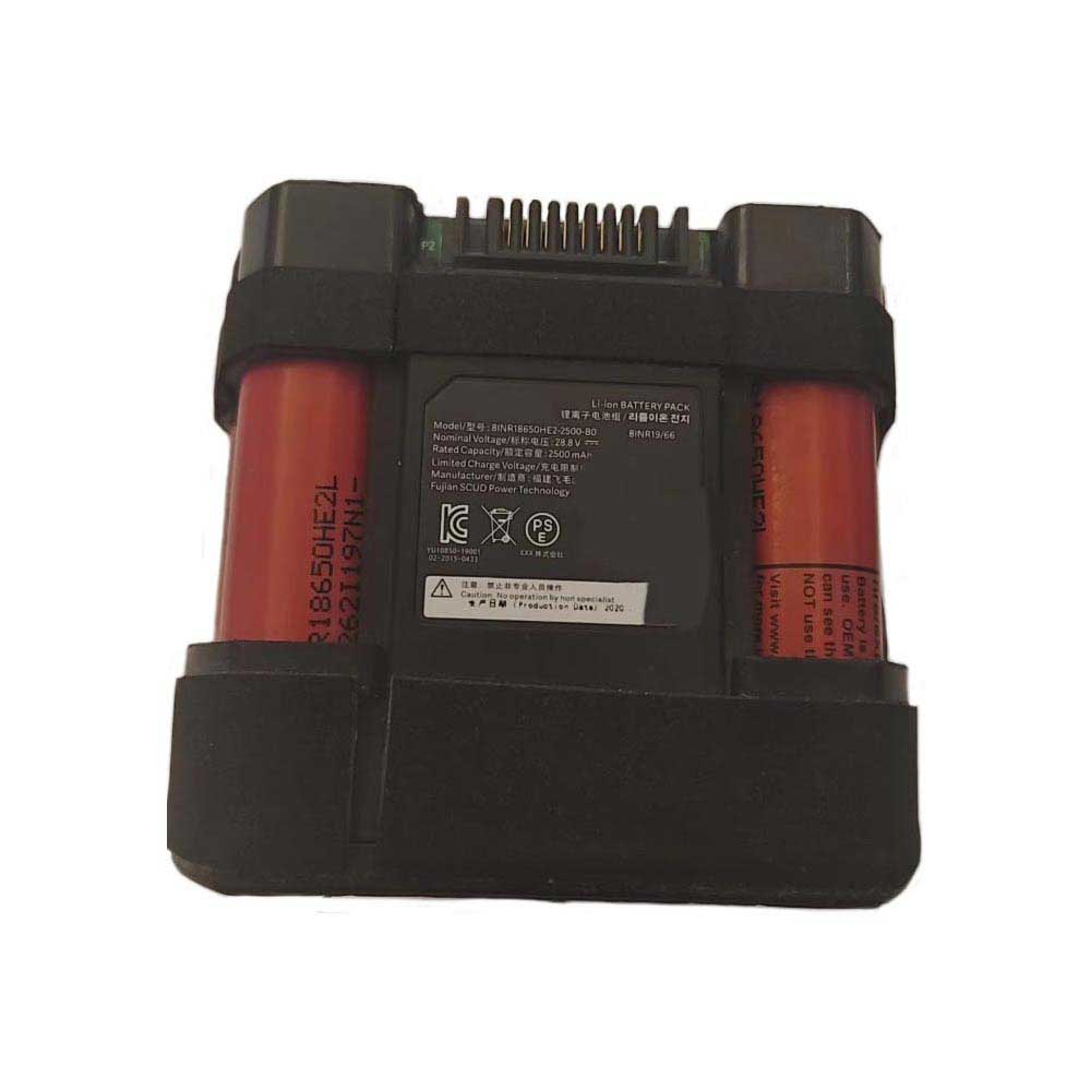 28.8V 2500mAh 8INR18650HE2-2500-B0 Vacuum Cleaner Battery for ROIDMI Nex/Nex 2/Nex 2 Plus