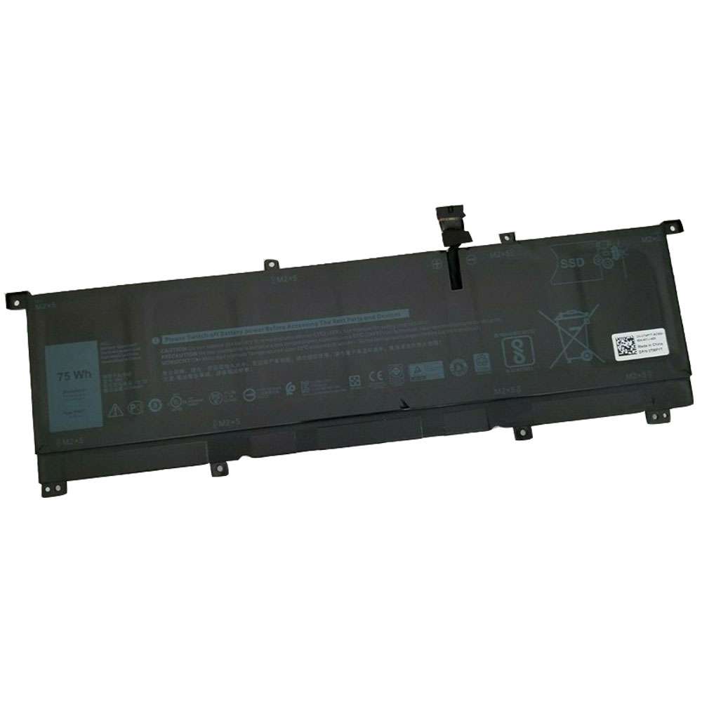 11.4V/13.2V 6254mAh/75WH 8N0T7 Laptop Battery for Dell XPS 15 9575 Series