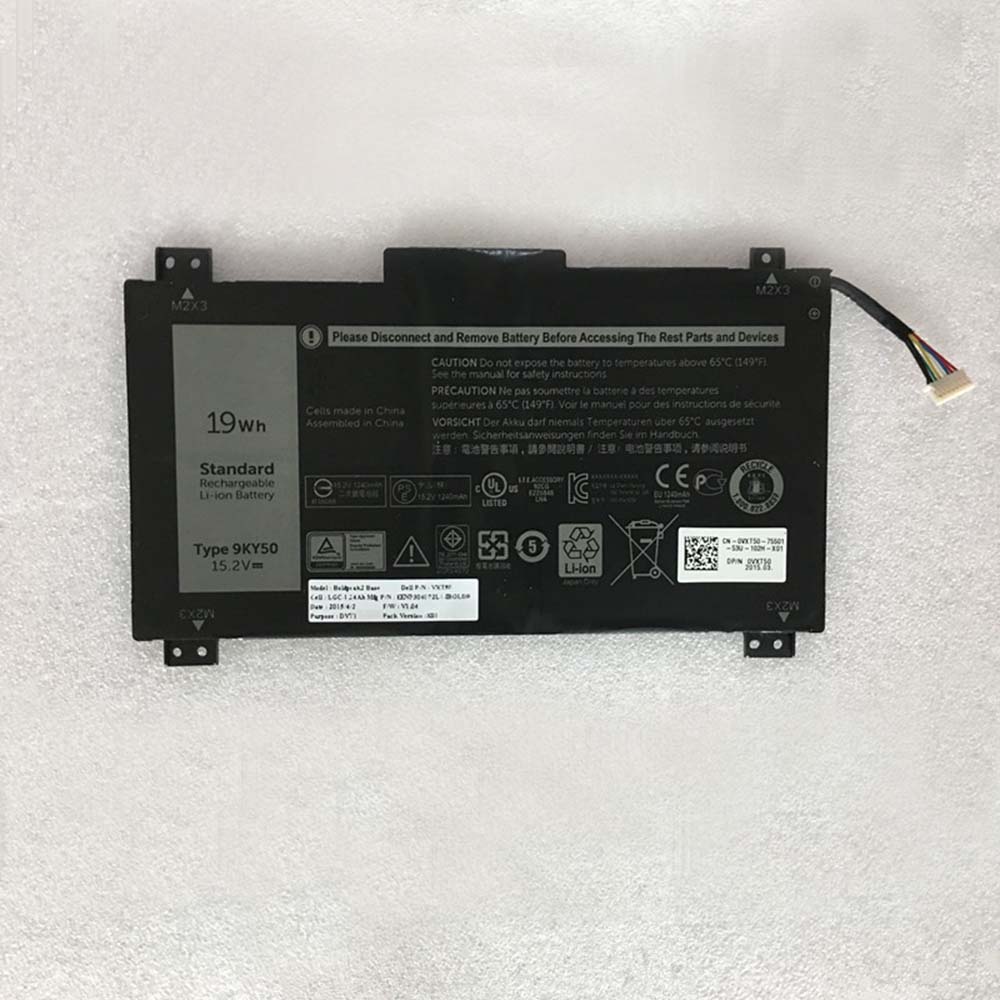 15.2V 1240Mah /19WH Dell Latitude 10 

ste2 10-ST2e Replacement Battery