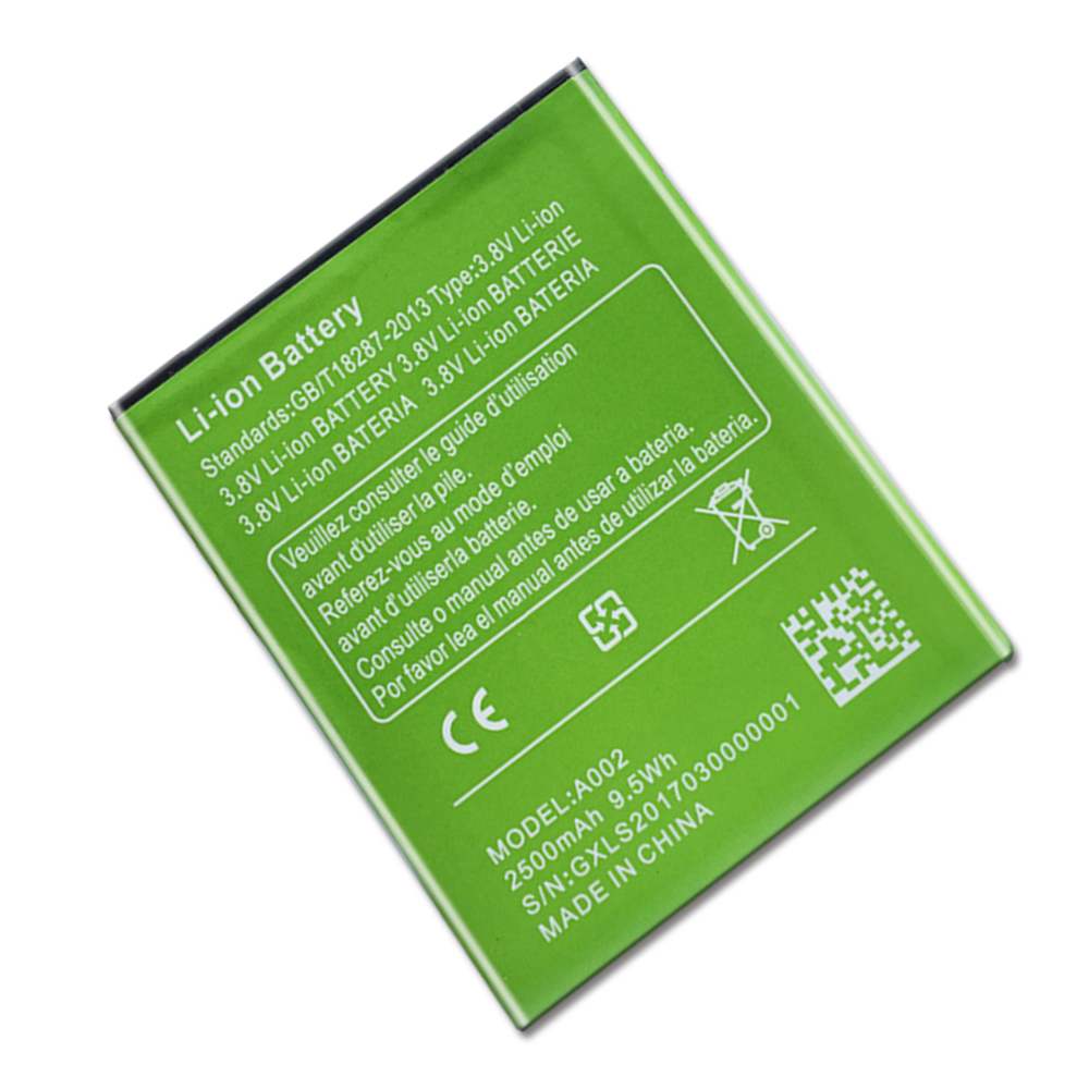 3.8V 2500mAh/9.5WH A002 Smartphone Battery for Timmy M7