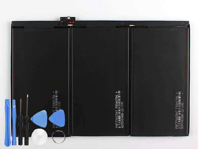 3.7V 11560mAh A1389 Tablet Battery for Apple iPad 3rd Generation +Tools