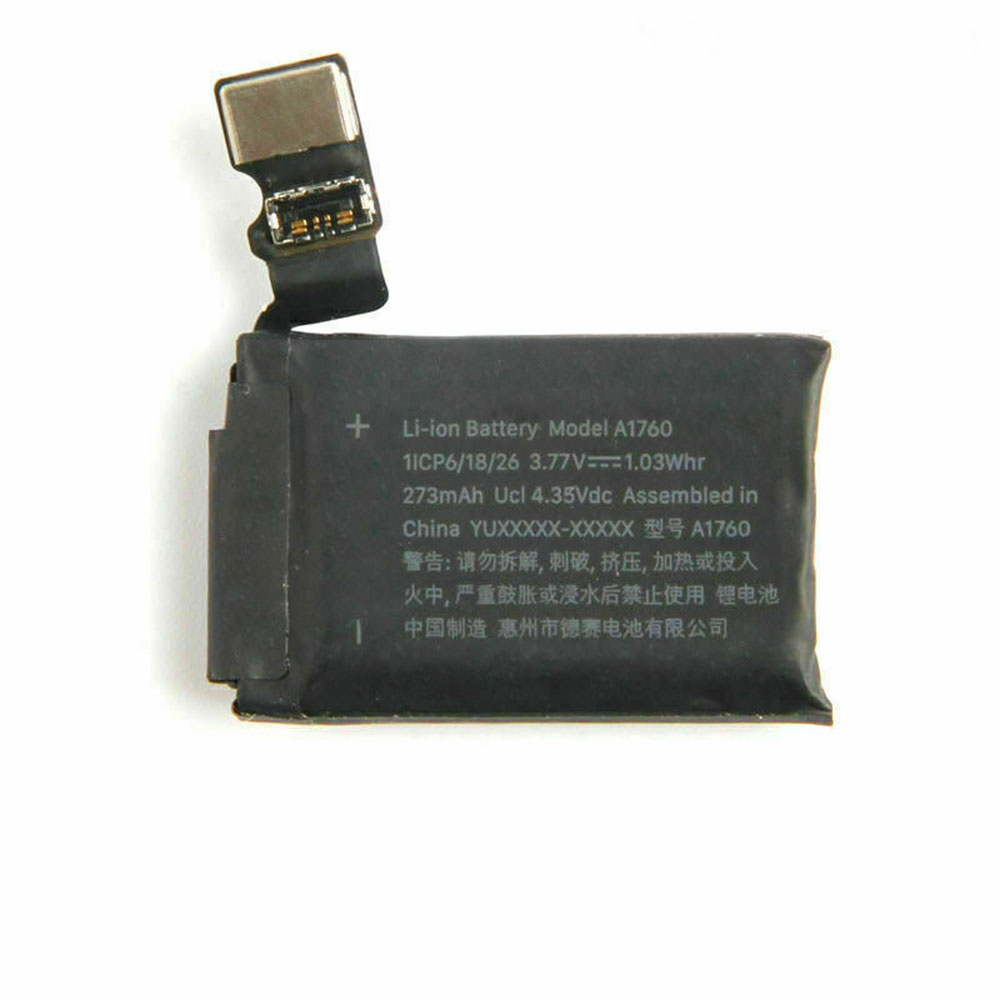 3.77V/4.35V 273mAh/1.03Wh Apple Watch Series 2 38mm Replacement Battery