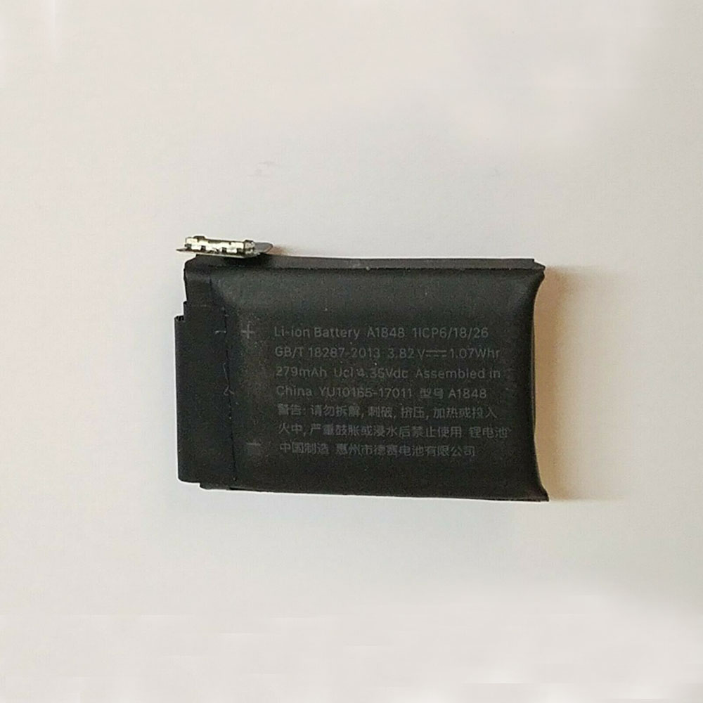 3.72V/4.35V 279mAh/1.07Wh Apple Smart Watch Series 3 GPS + LTE 38mm Replacement Battery