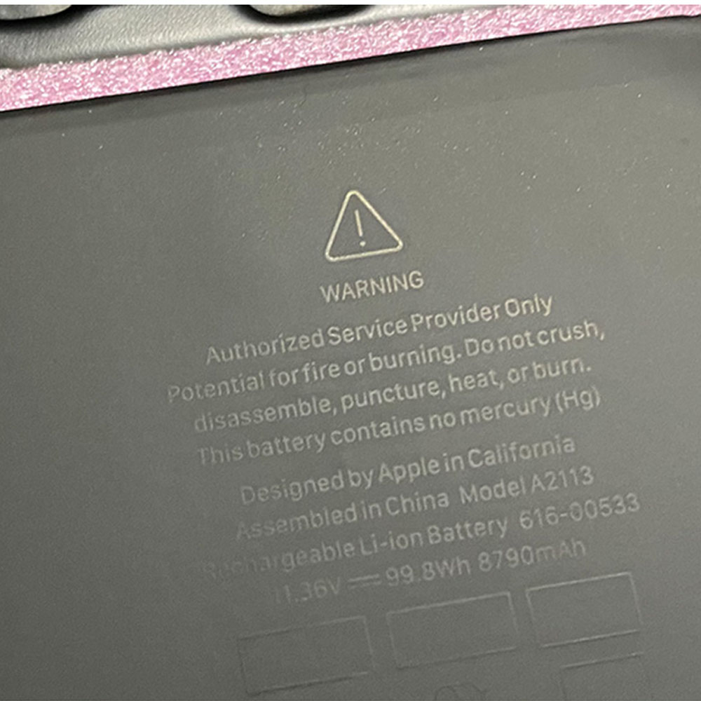 Apple MacBook Pro 16 2141 2019 Year battery