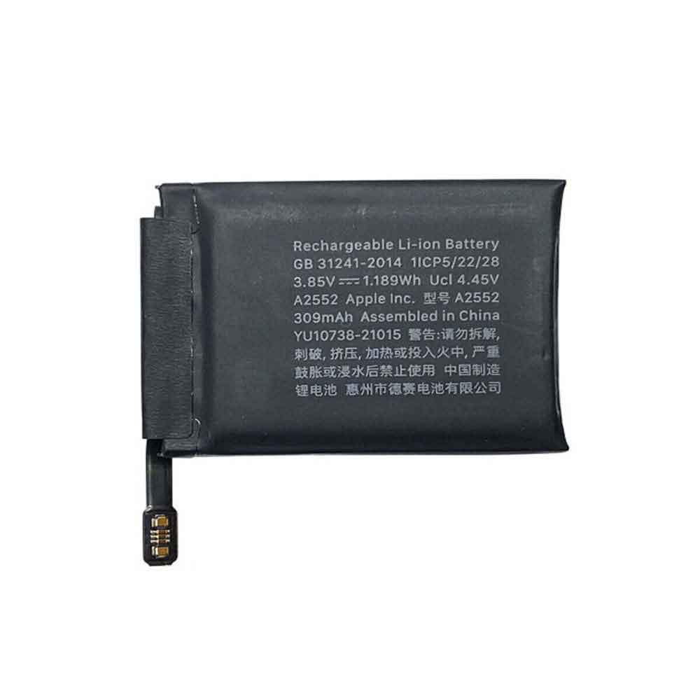3.85V 309mAh A2552 Smart Watch Battery for Apple Watch Series 7 45MM