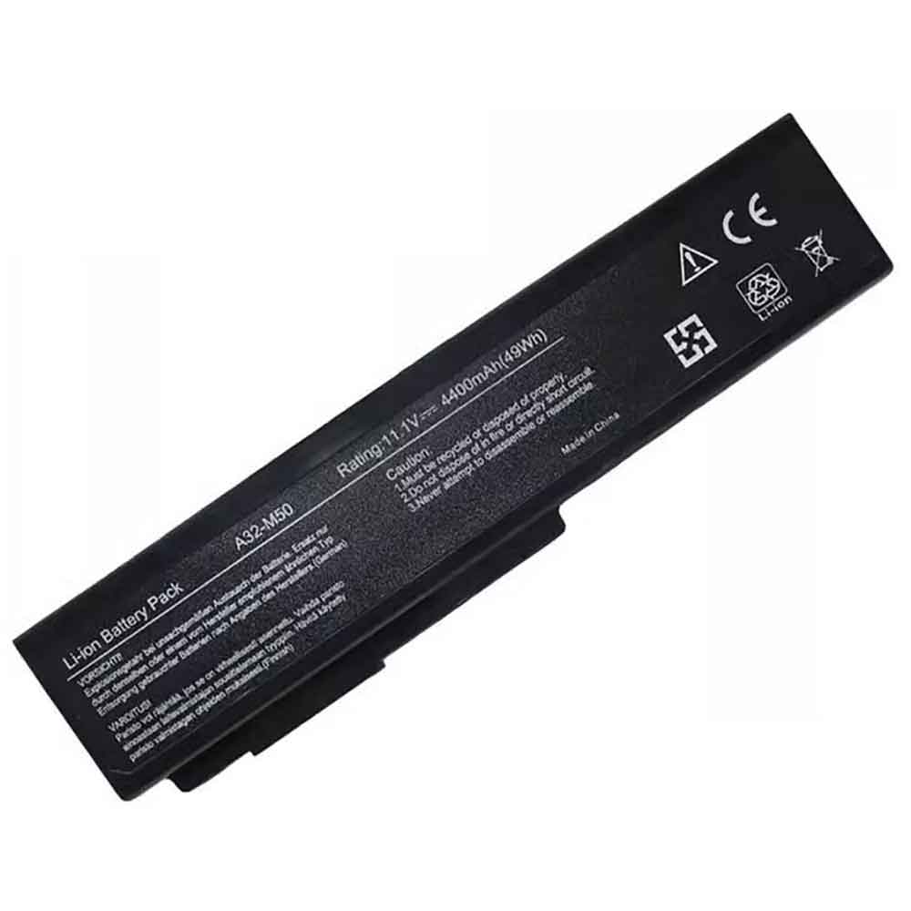 11.1V 4400mAh A32-M50 Laptop Battery for Asus G50VT G51J M50S M60W N43 N52J N53S