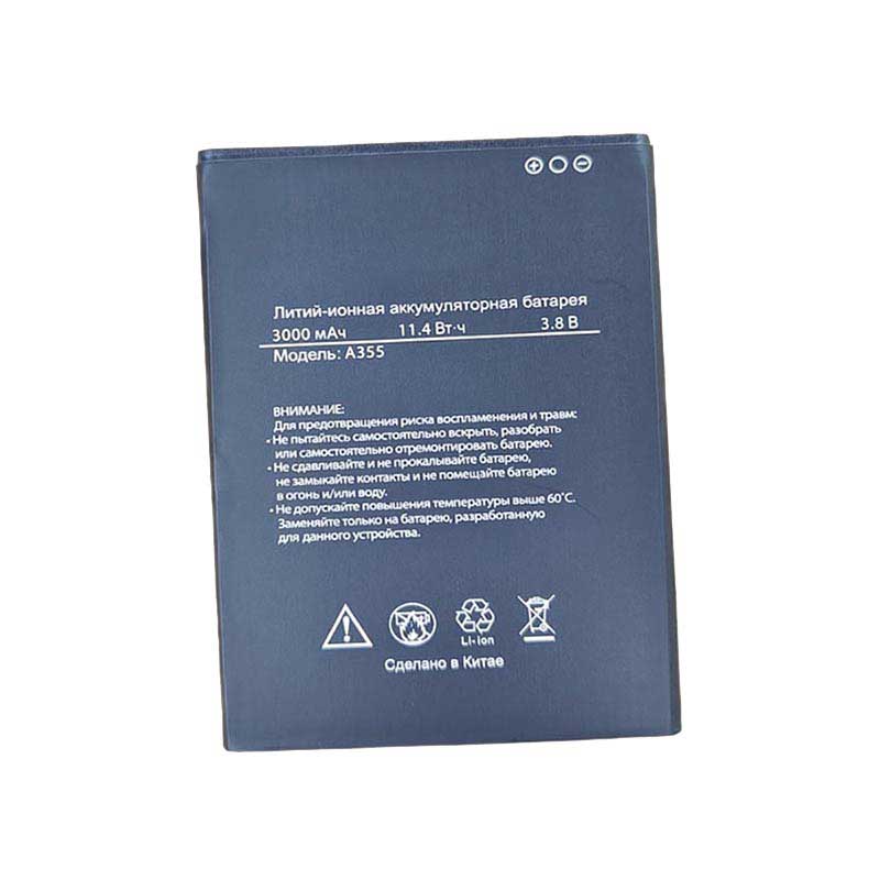 3.8V 3000mAh A355 Smartphone Battery for Dexp A355
