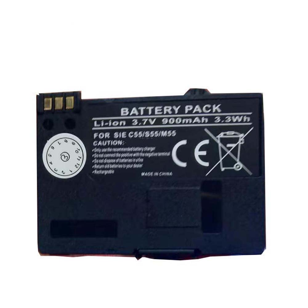 3.7V 800mAh/3.3Wh A55 Smartphone Battery for Siemens A55 C55 C56 C60 M55