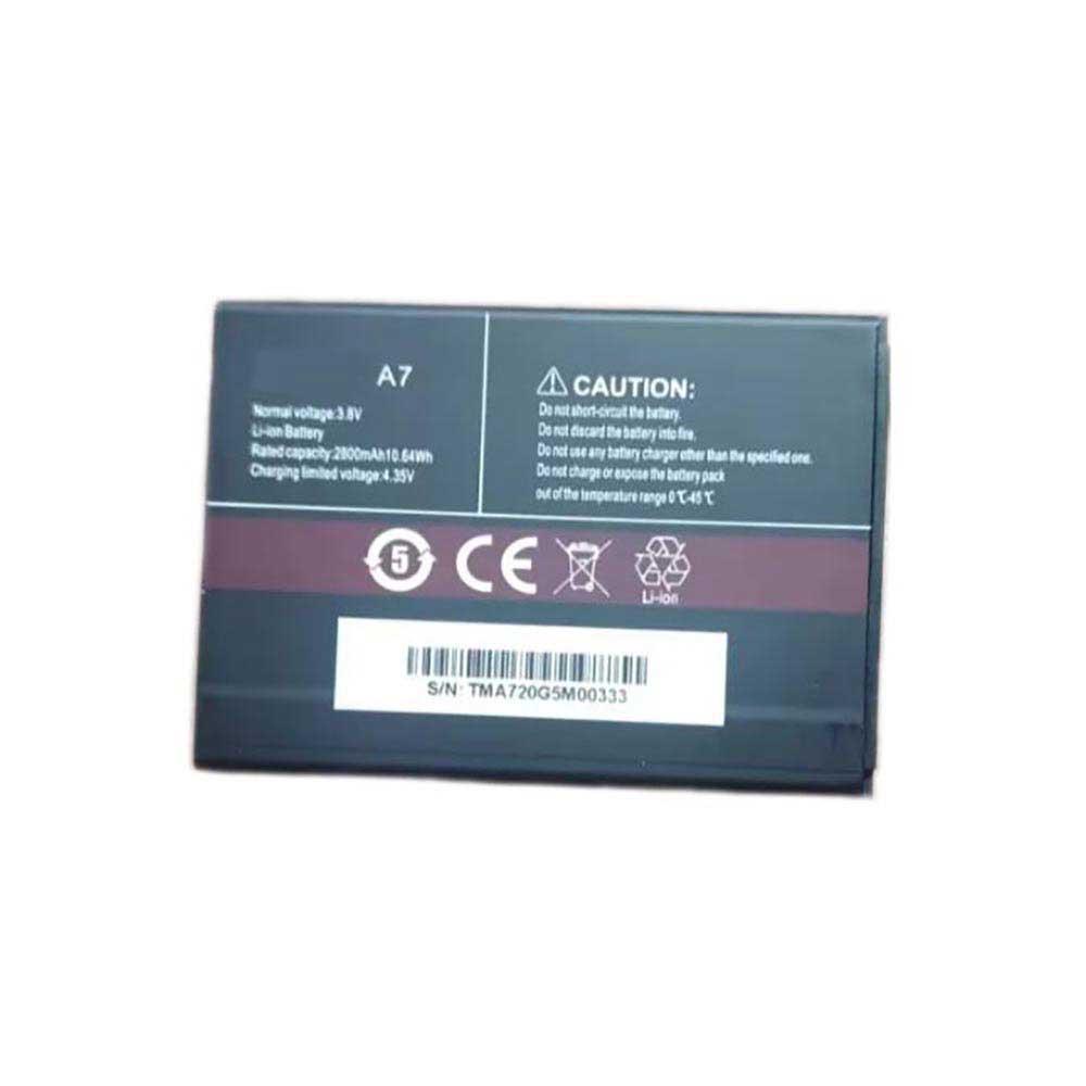 3.8V 2800mAh A7 Smartphone Battery for Cubot Hafury A7