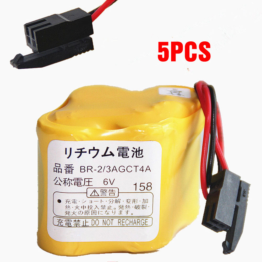6V 4400mAh Fanuc Robotics 18-T A98L00310025(5PCS) Replacement Battery