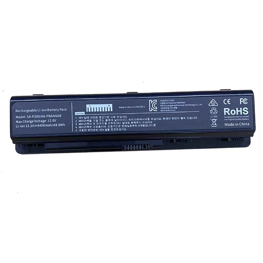 11.1V 4400mAh AA-PBAN6AB Laptop Battery for Samsung P200 P210 P230 P400 NP200B