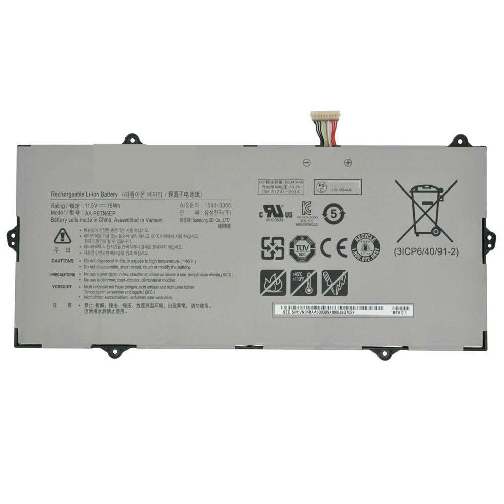 11.5V/13.2V 6534mAh/75WH Samsung Notebook9 NP900X5T 900X5T 900X5T-X78L X01 Replacement Battery