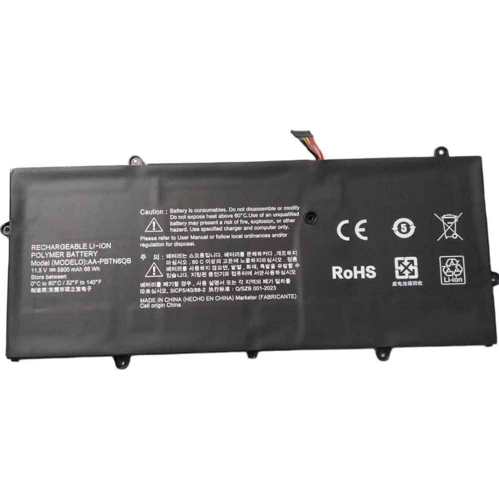 11.5V 5800mAh AA-PBTN6QB Laptop Battery for Samsung Notebook 9 NP900X5N