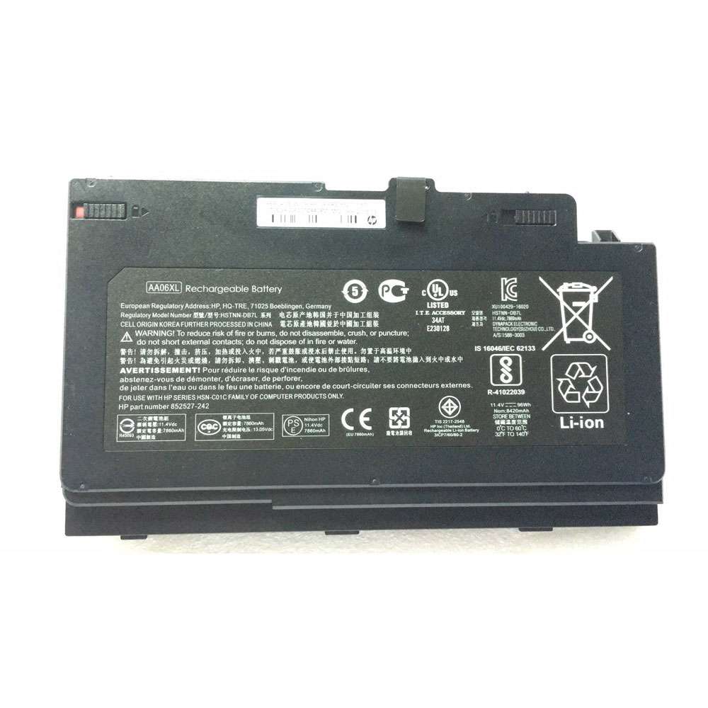 11.4V 8420mAh/96Wh AA06XL Laptop Battery for HP ZBook 17 G4-2ZC18ES Z3R03UT