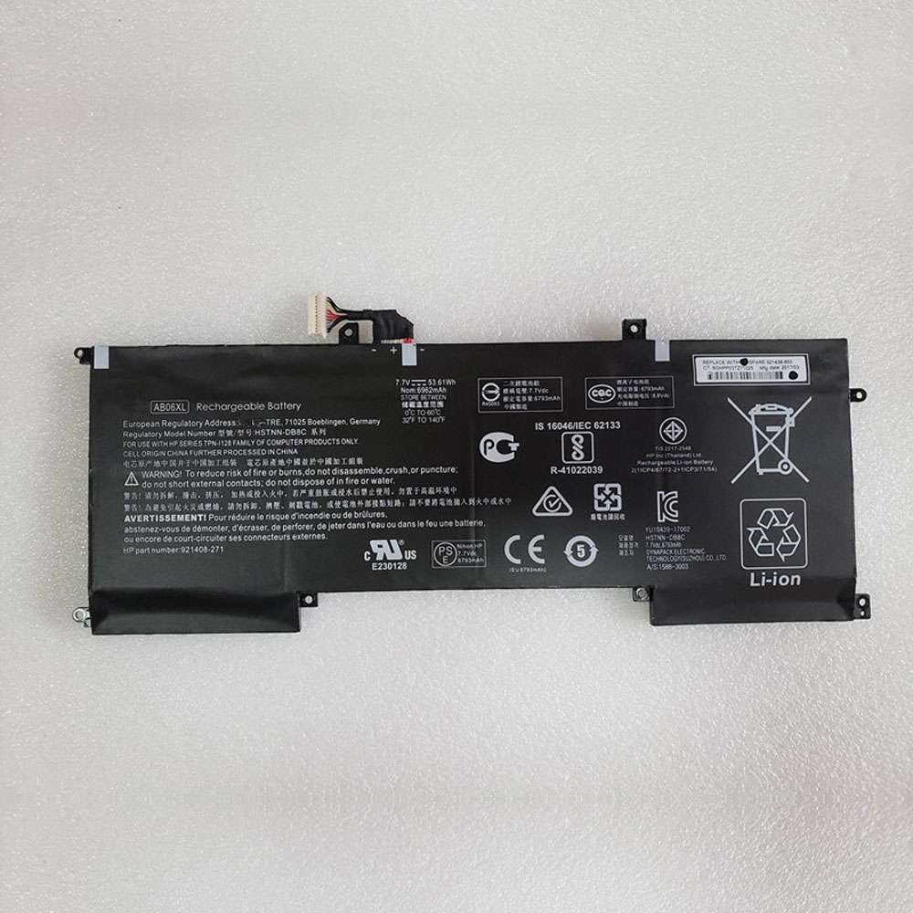 7.7V 53.16Wh HP ENVY 13-AD023TU Replacement Battery