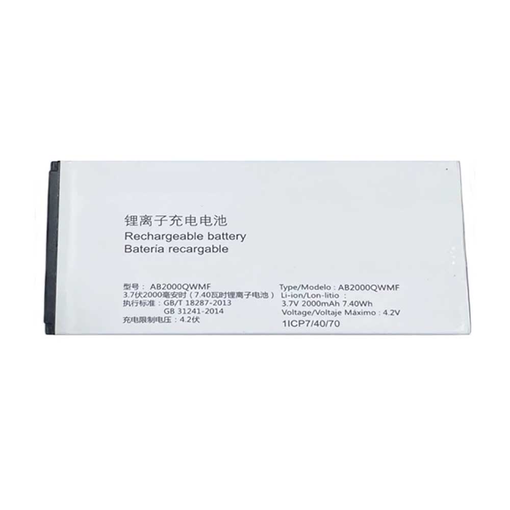 3.7V 2000mAh AB2000QWMF Smartphone Battery for Philips E125