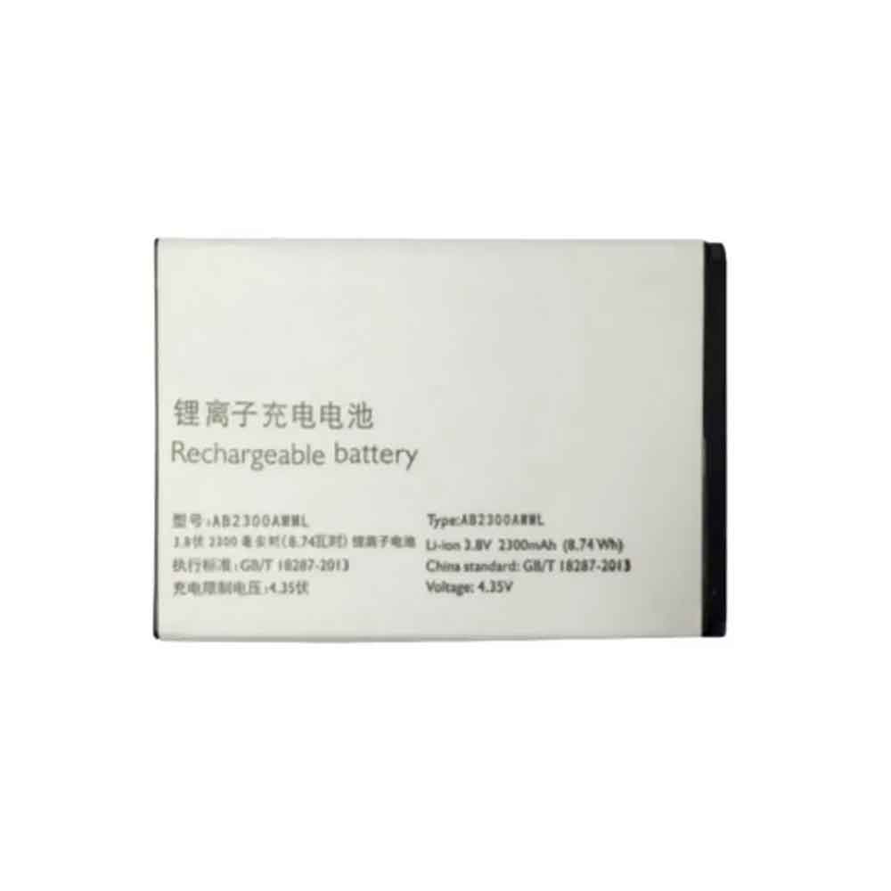 3.8V 2300mAh AB2300AWML Smartphone Battery for Philips S396 CTS396 S358