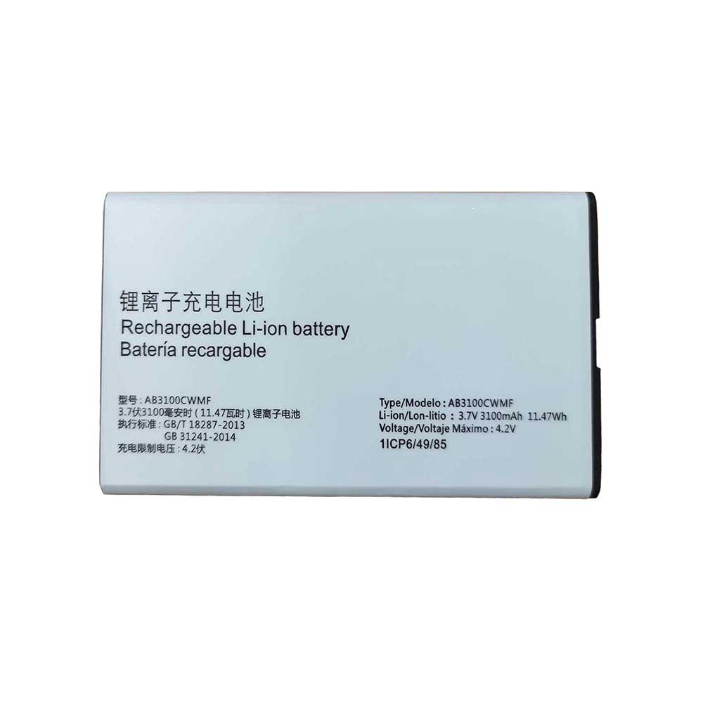 3.7V 3100mAh AB3100CWMF Smartphone Battery for Philips E580