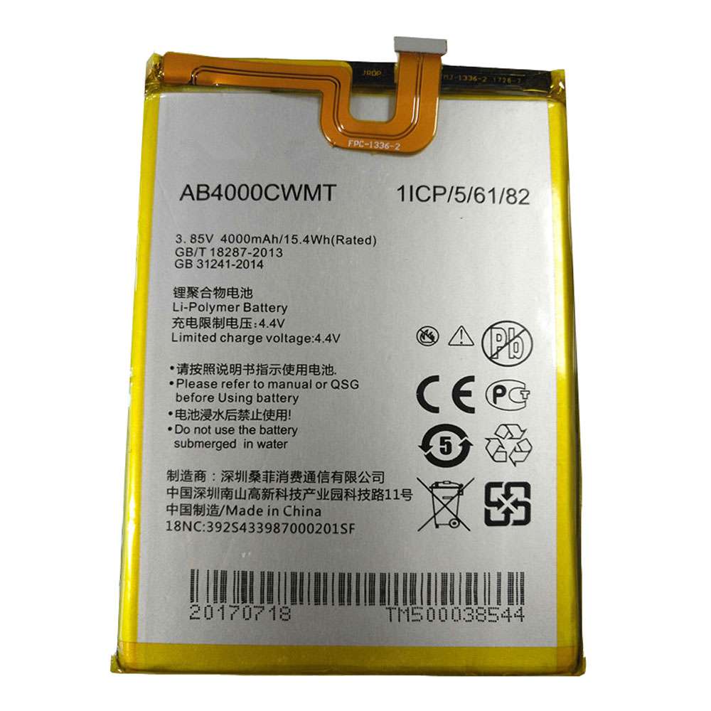 3.85V/4.4V 4000mah /15.4WH PHILIPS S598 CTS598 X598 Replacement Battery