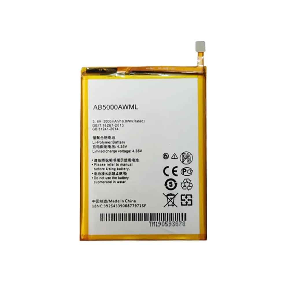 3.8V 5000mAh AB5000AWML Smartphone Battery for Philips V787 V526