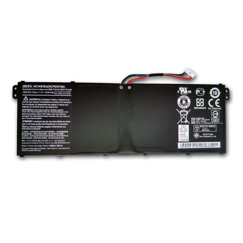 11.4v 36Wh/3220mAh/3090mAh Acer Aspire AC14B13J ES1-131 ES1-331 ES1-512 ES1-520 ES1-521 Replacement Battery