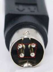 4 Pin Acer Aspire 1700 , 1710 , 1702 , 1702SC , 1703 , 1703ESC adapter