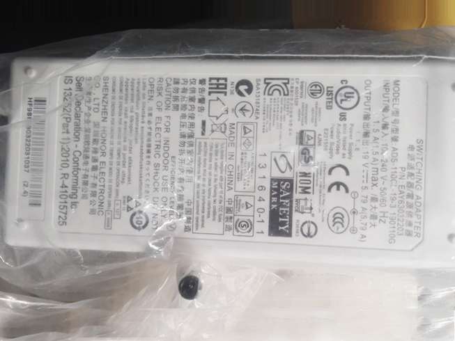 19V - 5.79A, 110W 100 - 240V, 50/60 Hz, 2.0A LG ADS-110CL-19-3 190110G  Replacement Adapter