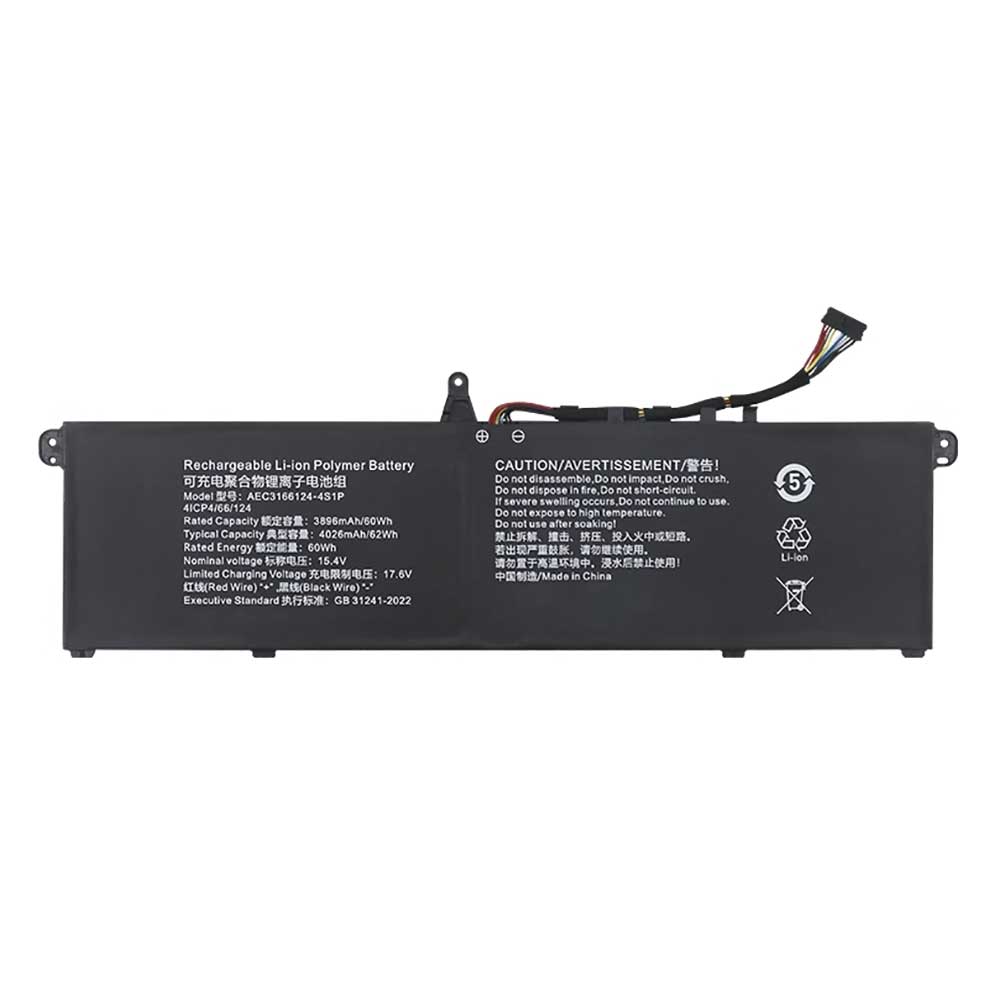 15.4V 4026mAh/62Wh Mechrevo Boundless 14 Replacement Battery