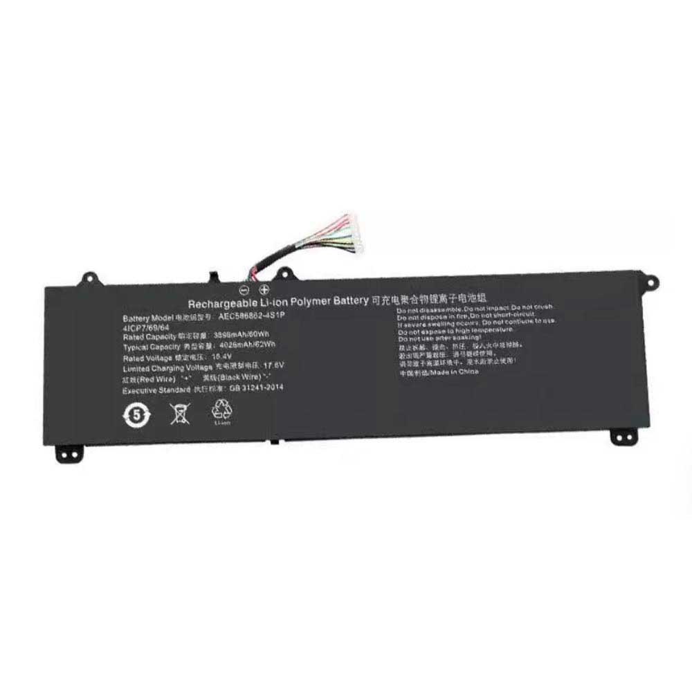 15.4V 4026mAh AEC586862-4S1P Laptop Battery for Hasee ZHAN T8 HBE6S01/5 FHPV616864P-4S1P