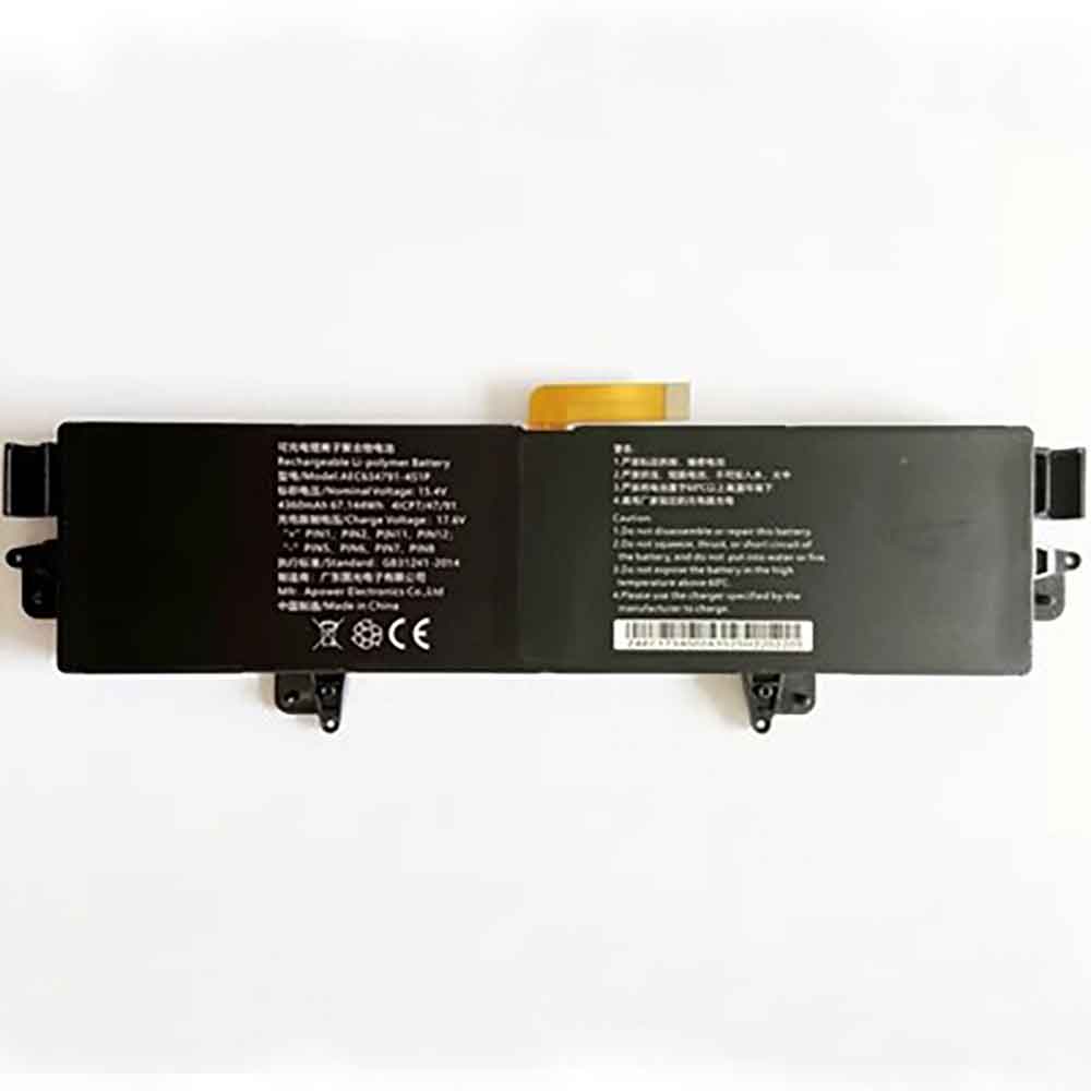 15.4V 5000mAh AEC634791-4S1P Laptop Battery for GPD Win Max 2