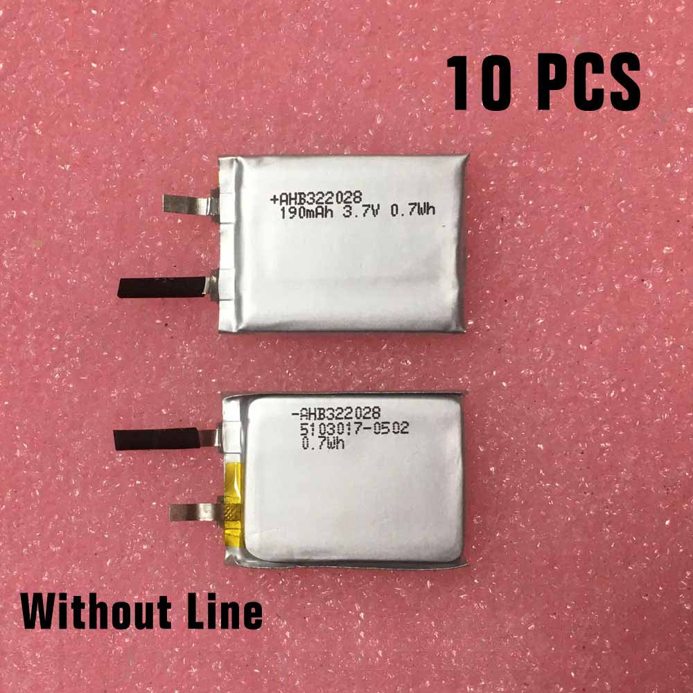 3.7V/4.2V 190mAh /0.7Wh 5103017-0502 Smart Watch Battery for TomTom Runner Cardio