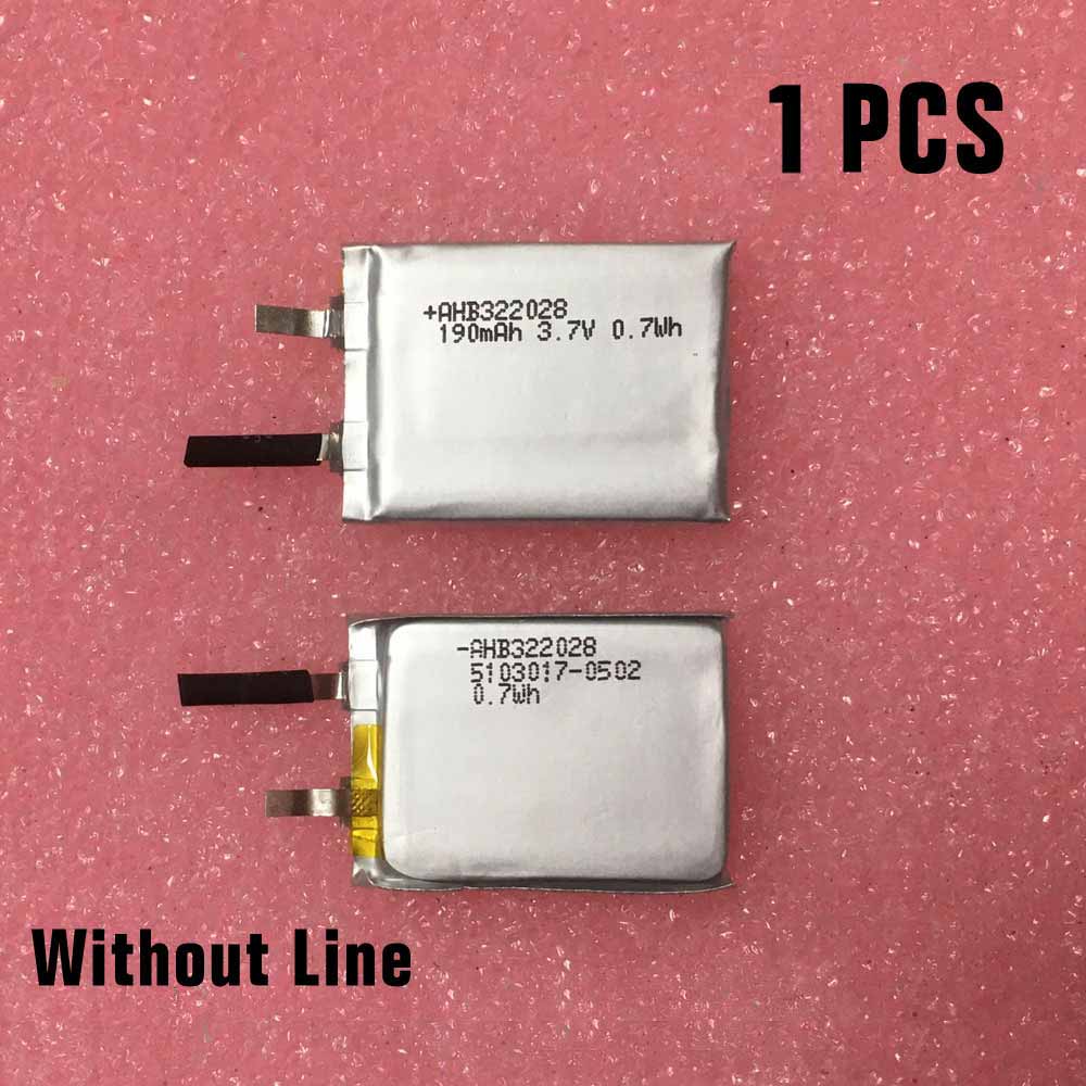 3.7V/4.2V 190mAh /0.7Wh 5103017-0502 Smart Watch Battery for TomTom Runner Cardio