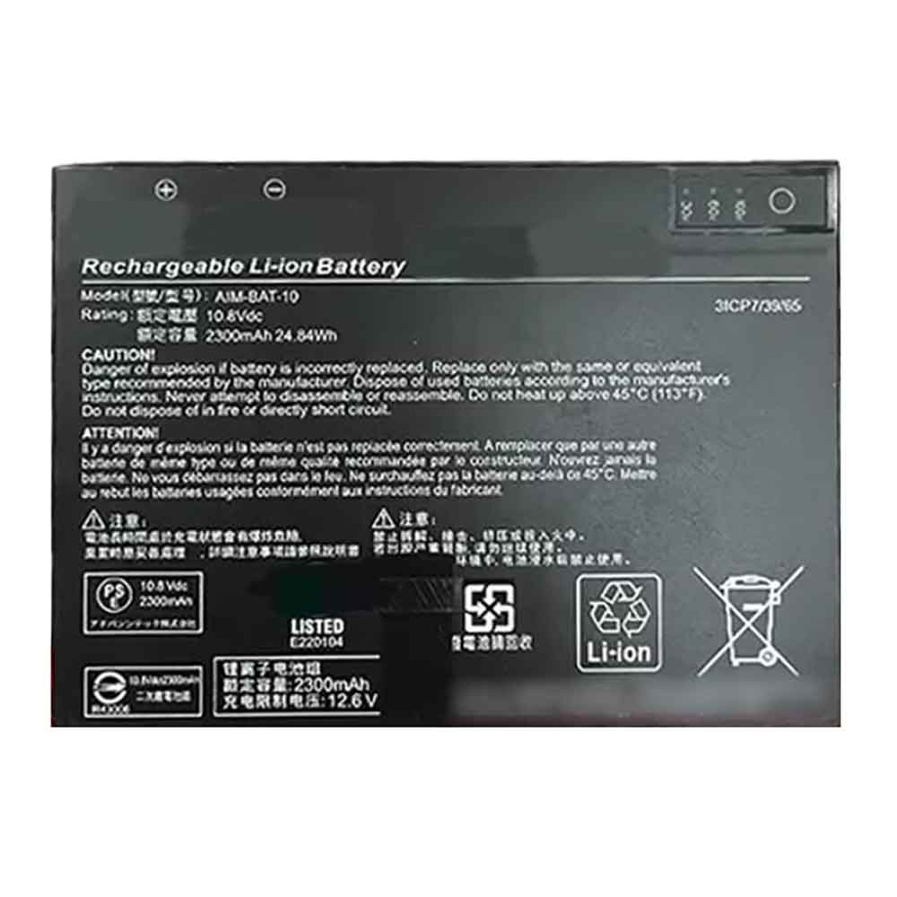 10.8V 2300mAh AIM-BAT-10 Laptop Battery for Getac Advantech AIM-68