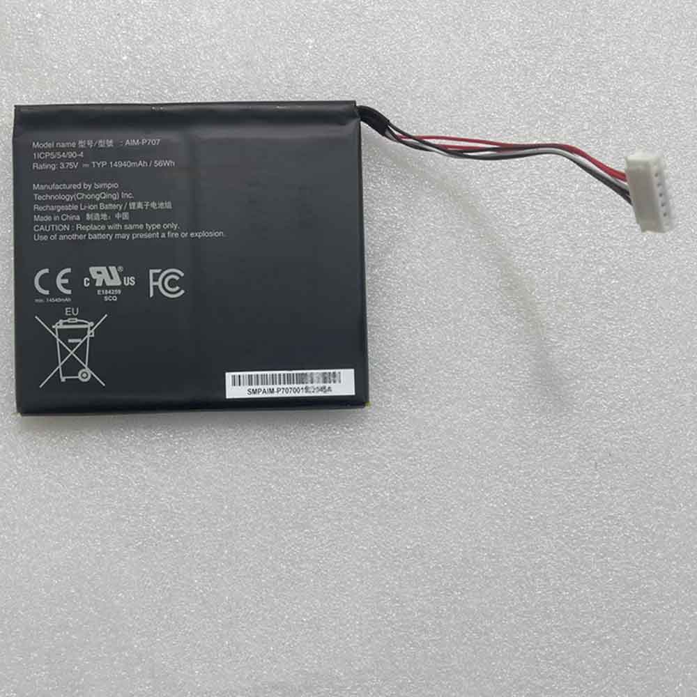 3.75V 14940mAh AIM-P707 Laptop Battery for Hasee AIM-P707