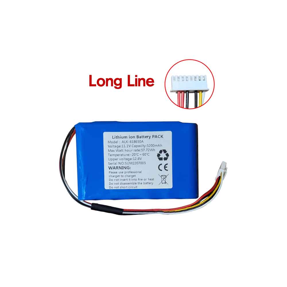 11.1V 5200mAh ALK-61860A Test Equipment Battery for Eloik ALK-80 ALK-88 ALK-88A HH-88