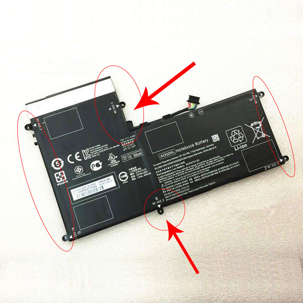 7.4V 31Wh AO02XL Laptop Battery for HP ElitePad 1000 G2