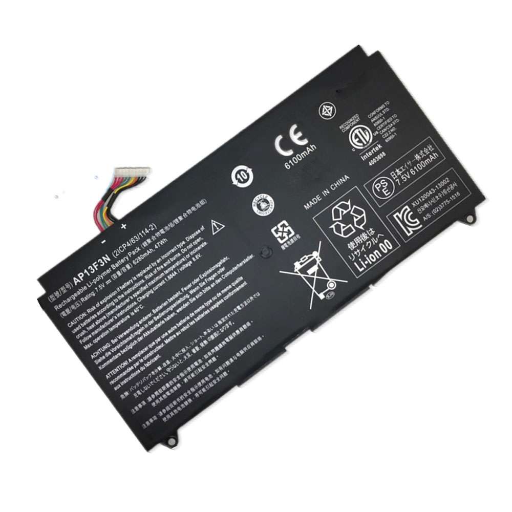 7.5V 6280mAh/47WH AP13F3N Tablet Battery for Acer Aspire S7-392 S7-392-6411 S7-392-6832 Ultrabook