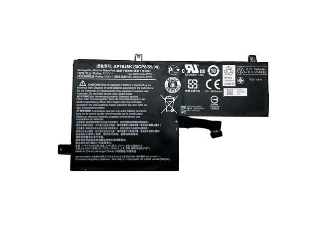 11.1V 4050mah Acer AP16J8K 3ICP6/55/90 series Replacement Battery