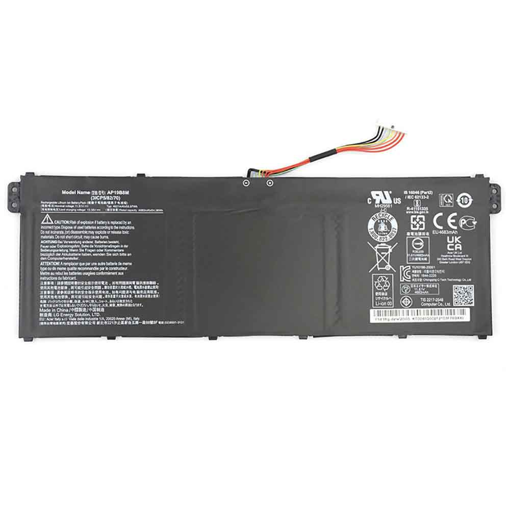 11.61V 4821mAh AP19B8M Laptop Battery for Acer TravelMate P4 TMP414-51 Swift 3 SF314-59
