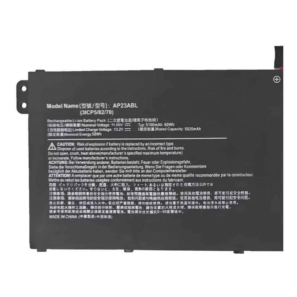 11.55V 5190mAh AP23ABL Laptop Battery for Acer Swift Go 14 OLED Aspire 17 A17-51GM